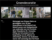 Tablet Screenshot of groendecoratie.be